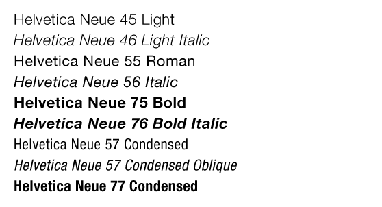 helvetica condensed font family free download